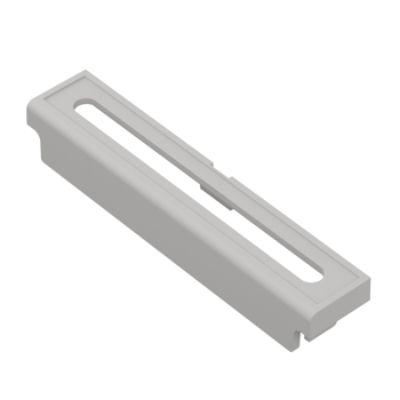 RS PRO Kryt svorky, délka: 71.0 mm Šedá x 13.6mm Pouzdro ZD1008, ZD1012, ABS