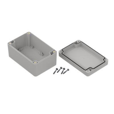 RS PRO Pouzdro, řada: ZP120 IP67 barva Světle šedá barva Průhledné Polykarbonát 120 mm 60.2 mm 80 mm Polyuretan