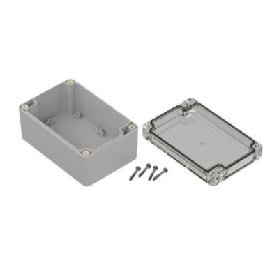 RS PRO Pouzdro, řada: ZP120 IP67 barva Světle šedá barva Průhledné Polykarbonát 120 mm 60.2 mm 80 mm Polyuretan