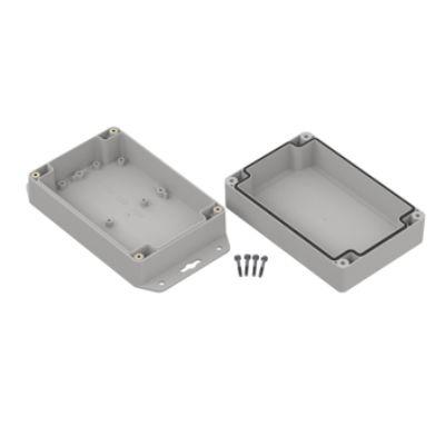 RS PRO Pouzdro, řada: ZP150 IP67 barva Světle šedá barva Průhledné ABS 150 mm 60 mm 100 mm Polyuretan