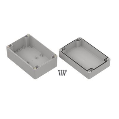 RS PRO Pouzdro, řada: ZP150 IP67 barva Světle šedá barva Průhledné ABS 150 mm 75 mm 100 mm Polyuretan
