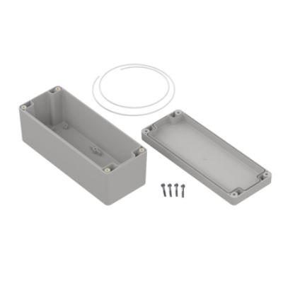 RS PRO Pouzdro, řada: RS PRO IP65 barva Světle šedá barva Světle šedá ABS 190 mm 75 mm 75 mm Silikon