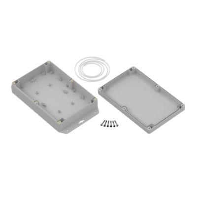 RS PRO Pouzdro, řada: ZP210 IP65 barva Světle šedá Polykarbonát 210.1 mm 45.1 mm 140.5 mm Silikon