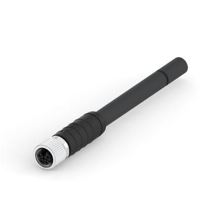 Kabel ovladače snímače, A: Vnitřní, A: M12 4, B: Přímý, B: Vnitřní, 63V 4, IP67, řada: M12 L-Code TE Connectivity 2 m