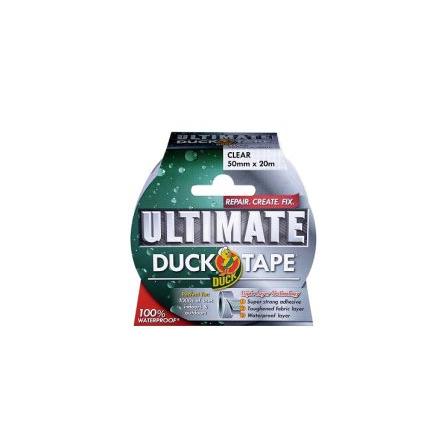 Páska na potrubí, Čirá, délka: 20 m x 50mm x 0.23 mm 222150 DUCK TAPE, název: Duck Tape Lesklý