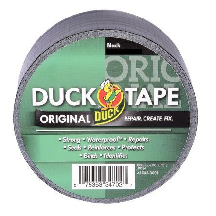 Páska na potrubí, Černá, délka: 50 m x 50mm x 0.17 mm 222228 DUCK TAPE, název: Duck Tape Lesklý