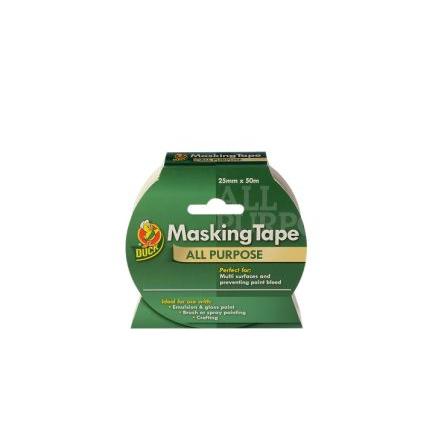 Maskovací páska, Béžová 232317 Masking Tape materiál nosiče Papír lepidlo z přírodního kaučuku 232317 25mm DUCK TAPE,