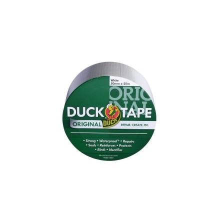 Páska na potrubí, Bílá, délka: 25 m x 50mm x 0.17 232335 DUCK TAPE, název: Duck Tape Lesklý