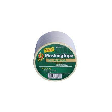Maskovací páska, Béžová 260121 Masking Tape materiál nosiče Papír lepidlo z přírodního kaučuku 260121 25mm DUCK TAPE,