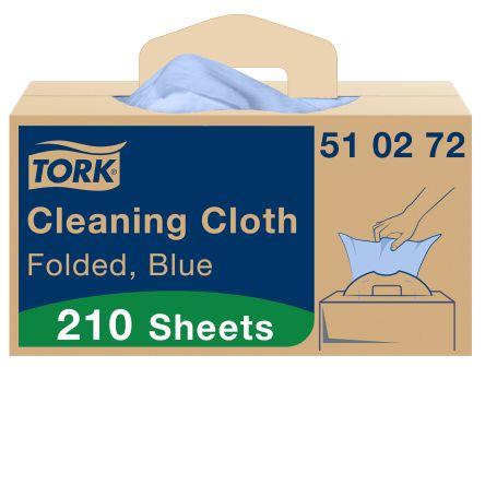 Tork Hadry, Tork, sortiment: Tork Cleaning Cloth, Modrá Netkaná textilie, Univerzální čištění Suché Krabice, počet