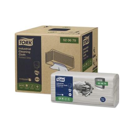 Tork Hadry, Tork, sortiment: Tork Cleaning Cloth, Šedá Netkaná textilie, Průmyslové čištění Suché Krabice, počet