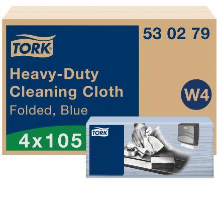 Tork Hadry, Tork, sortiment: Tork Cleaning Cloth, Modrá Netkaná textilie, Čištění velkých nečistot Suché Krabice, počet