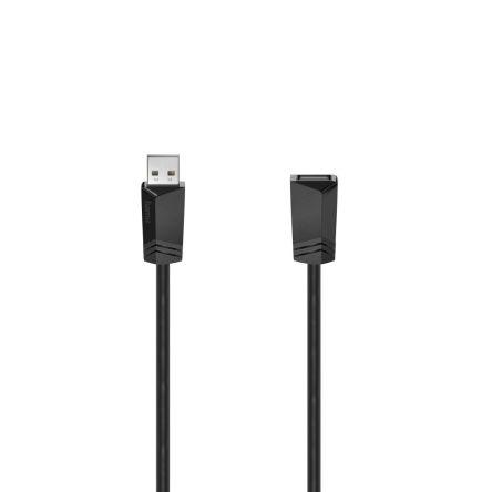 Hama Kabel USB do zásuvky IC Vnější, A: USB typu A, 800 mm Vnitřní, Černá, B: USB typu A