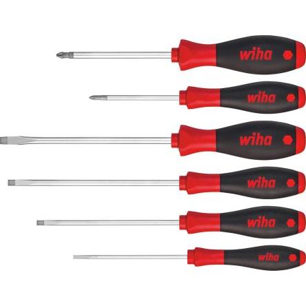 Sada šroubováků, počet kusů: 6 Ploché Sada standardních šroubováků Wiha