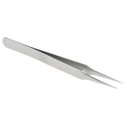 Pinzeta, celková délka: 110mm Antimagnetický, Nerezová ocel Extra jemný špička RS PRO
