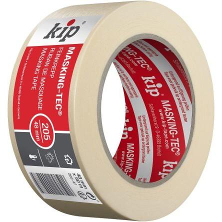 Maskovací páska, Béžová 221610 KIP 205 materiál nosiče Papír Přírodní pryž 205-47 48mm KIP, délka: 50 m