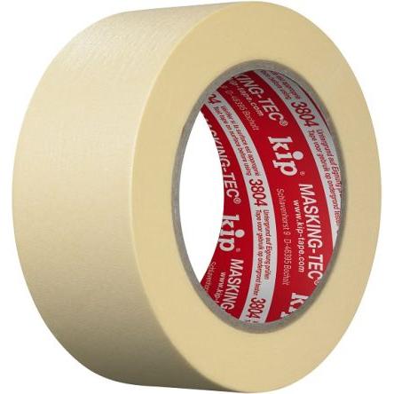 Maskovací páska, Béžová 222778 KIP 3804 materiál nosiče Krepový papír Přírodní pryž 3804-48 48mm KIP, délka: 50 m