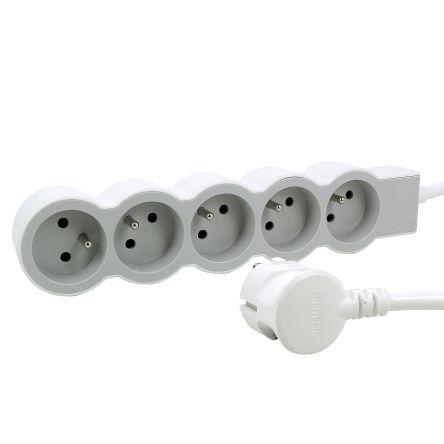 Legrand Prodlužovací kabel, délka kabelu: 1.5 m 5 zásuvek Typ E Typ E