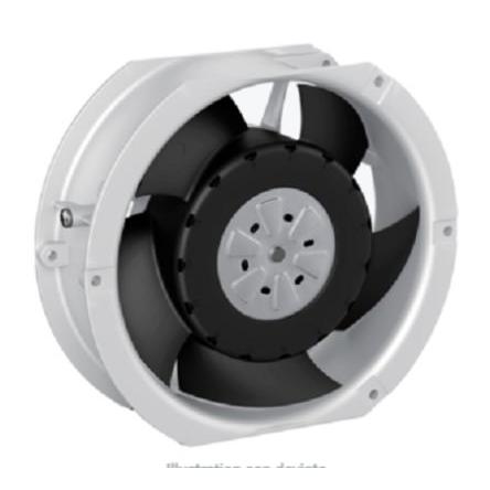 ebm-papst Axiální ventilátor, řada: AxiForce 80, průtok vzduchu: 650 m³/h 98 W 48V dc 2.05 A 172 mm 150mm 51 mm