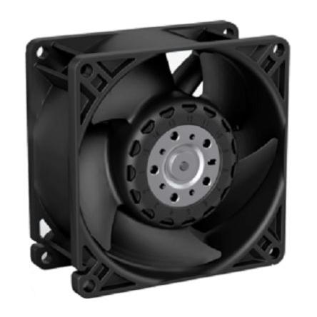 ebm-papst Axiální ventilátor, řada: AxiForce 80, průtok vzduchu: 178 m³/h 26 W 12V dc 2.625 mA 80 mm 80mm 38 mm