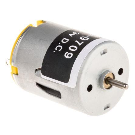 RS PRO Motor DC 1.5V dc, 3 V dc S převodem 7800rpm 20 g.cm 1.71 W 2 mm 850mA