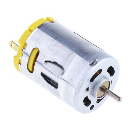 RS PRO Motor DC 15V dc, 6 V dc S převodem 9869rpm 78.4 g.cm 7.98 W 2.31 mm 990mA