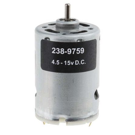 RS PRO Motor DC 15V dc, 4.5 V dc S převodem 13360rpm 154.4 g.cm 21.2 W 3.18 mm 2.85A