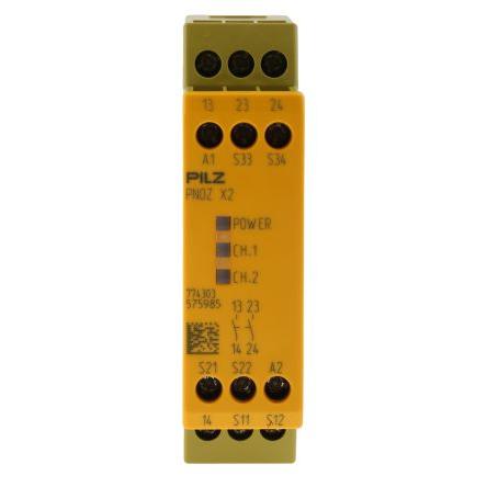 Pilz PNOZ X2 Bezpečnostní relé 24V ac/dc 1 2