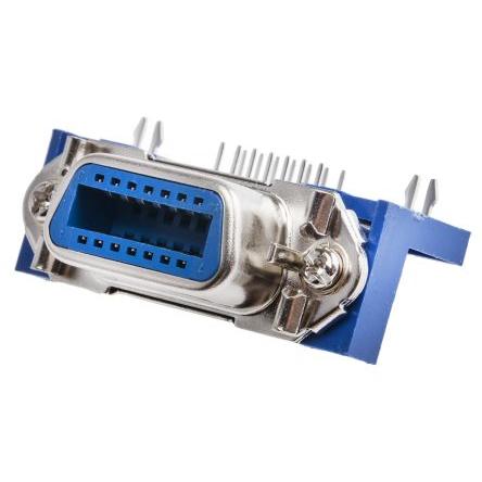 Patice PCB, řada: Centronics, orientace těla: Pravý úhel, rozteč: 2.16 mm Deska-deska, počet kontaktů: 14, počet řad: 2,