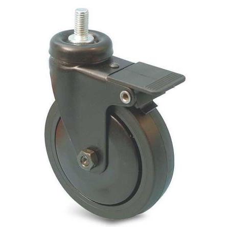 346520 Guitel Hervieu Brzděné otočné 40 kg 50 mm, Pryž