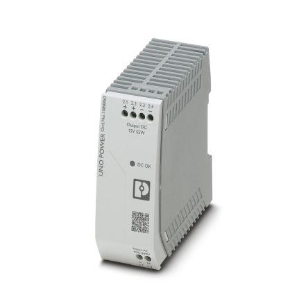 Phoenix Contact Napájecí zdroj na lištu DIN UNO POWER Spínaný napájecí zdroj 264V ac 4.6 A St. 12V dc DC 55 W