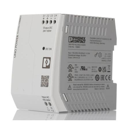 Phoenix Contact Napájecí zdroj na lištu DIN UNO POWER Spínaný napájecí zdroj 264V ac 4.2 A St. 24V dc DC 100 W