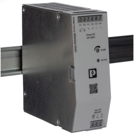 Phoenix Contact Napájecí zdroj na lištu DIN UNO POWER Spínaný režim 240V ac 10 A St. 24V dc DC 240 W
