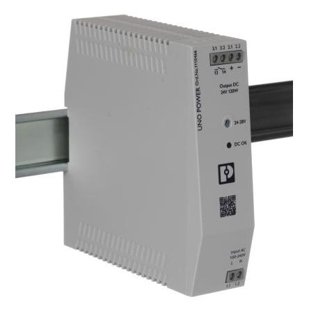 Phoenix Contact Napájecí zdroj na lištu DIN UNO POWER, počet výstupů: 1 Jednotka napájecího zdroje 240V ac 5 A St. 24V