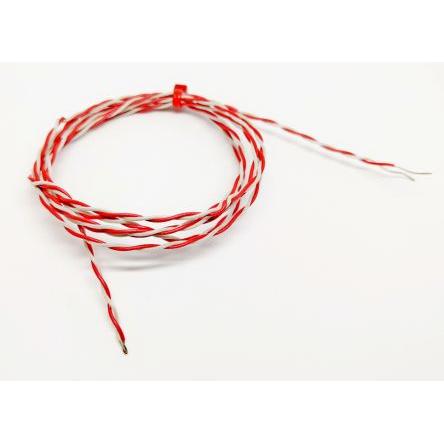 Termočlánek s odkrytým spojem XQ 2 m kabel typ K Perfluoralkoxyalkan 2 m sonda, -75 °C 1 mm na 250 °C JIS RS PRO