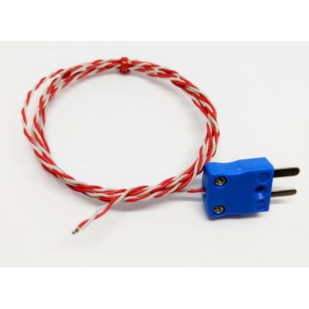 Termočlánek s odkrytým spojem XQ 3 m kabel typ K Perfluoralkoxyalkan 3 m sonda, -75 °C 1 mm na 250 °C JIS RS PRO
