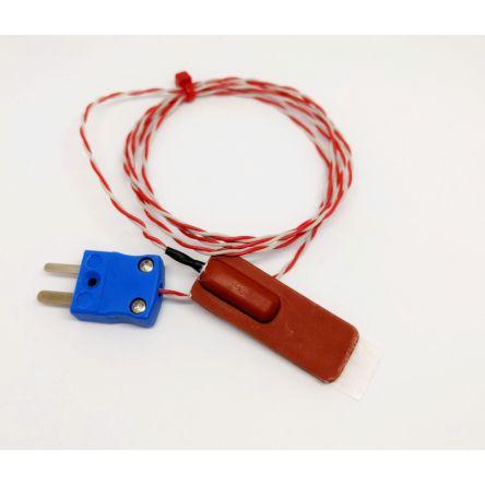 Termočlánek s gumovou záplatou XQ 1 m kabel typ K Perfluoralkoxyalkan 1 m sonda, 750 °C 1 mm na 150 °C JIS RS PRO