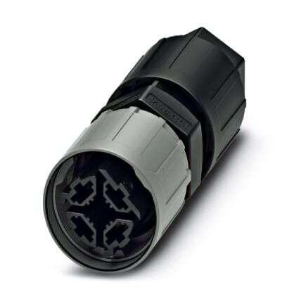 Kulatý konektor, počet kontaktů: 4, Kabel Phoenix Contact, orientace těla: Rovný, řada: QPD, IP66, IP68, IP69K, 60V,