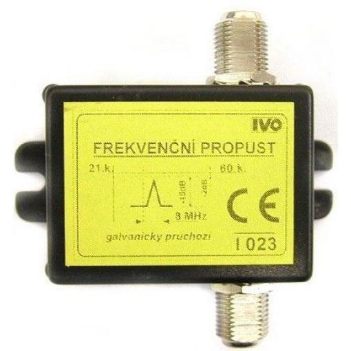 Frekvenční propust IVO I 023, UHF 21–60 MHz, laditelný