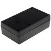 RS PRO Kapesní pouzdro Integrovaná přihrádka na baterie Prohlubeň pro klávesnici ABS barva Černá 116.8 mm 38.1 mm 69 mm
