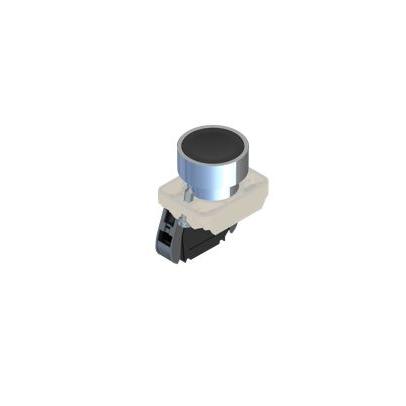 RS PRO Tlačítkový spínač, řada: ECX1 IP65 SPST Panel 23 mm Černá 24V