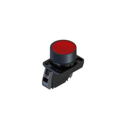 RS PRO Tlačítkový spínač, řada: ECX4 IP65 SPST Panel 23 mm Červená 24V