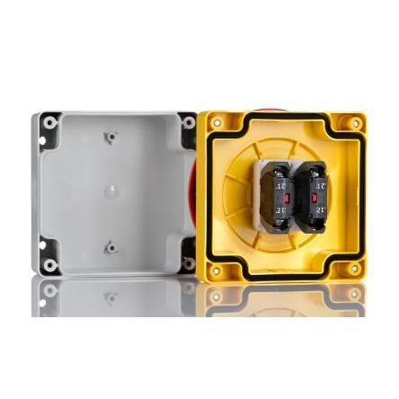 RS PRO Control Station Uvolnění zatažením Tlačítko nouzového vypínače Povrch 94 mm 2 NC IP65