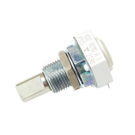 Potenciometr, průměr hřídele: 6.35 mm 1otáčkový, řada: P11H 10 kΩ 10 % 1 W Rotační, Montáž do panelu 1 Vishay