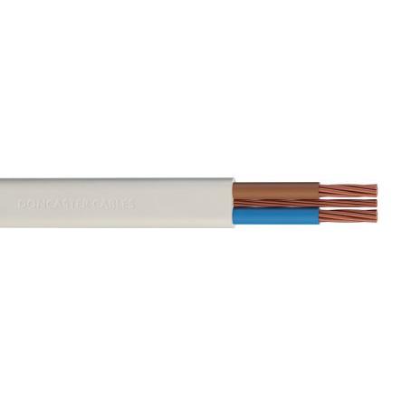 RS PRO Napájecí kabel 3žilový 50 m Síťovaný polyethylen plášť, Bílá, 300V, 500 V 85 °C
