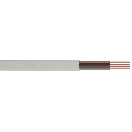 RS PRO Napájecí kabel 4žilový 50 m Síťovaný polyethylen plášť, Bílá, 300V, 500 V 85 °C