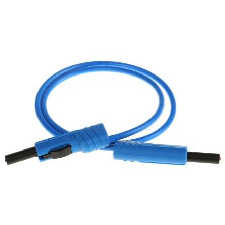 Hirschmann Test & Measurement Zkušební kabel s konektorem, Modrá 16A, délka kabelů: 500 mm, 60V dc, Polyvinylchlorid