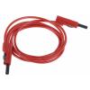 Hirschmann Test & Measurement Zkušební kabel s konektorem, Červená 16A, délka kabelů: 2 m, 60V dc, Polyvinylchlorid