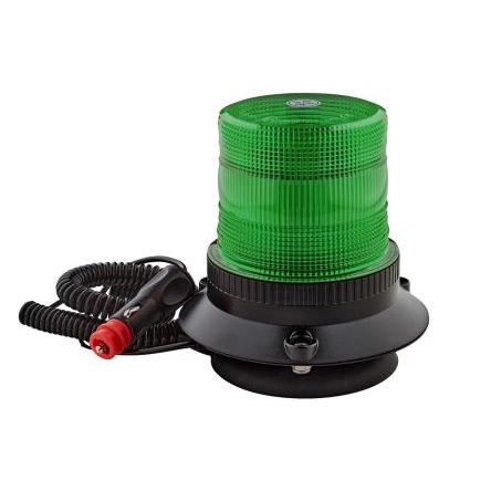 RS PRO LED maják, řada: VLCB Blikající barva Zelená 110V LED Základna 1A RoHS IP67