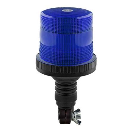 RS PRO LED maják, řada: VLCB Blikající barva Modrá 110V LED Základna 1A RoHS IP67